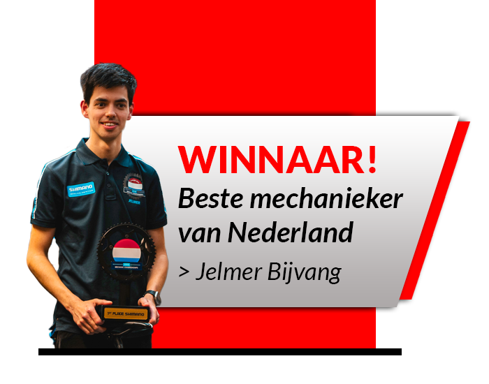Fietsgoed Monteur Jelmer Bijvang Nederlands Kampioen Mechanieker 2024!