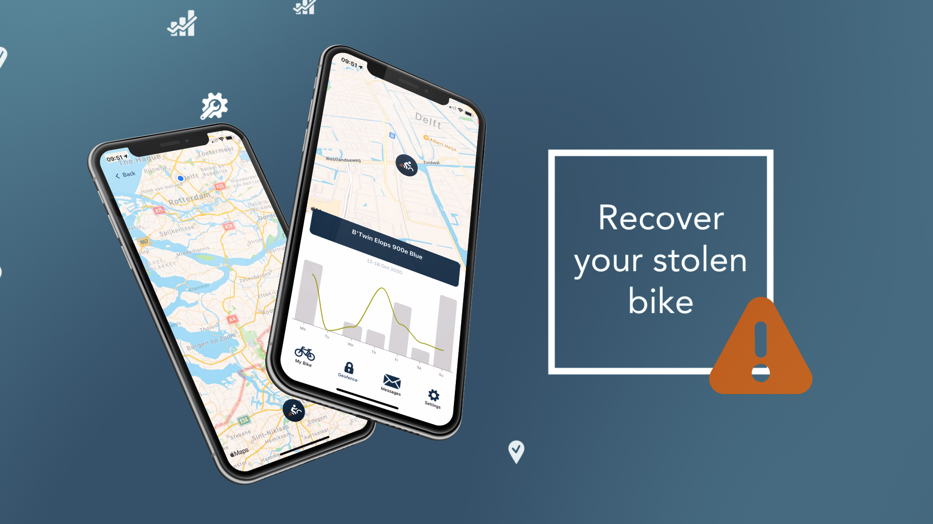 Tracefy GPS fiets tracker - Vindt je fiets terug